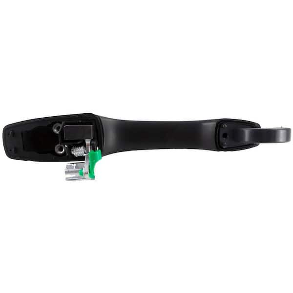 Unbranded Exterior Door Handle Front Left Black, Textured, Without Thatchum Alarm System
