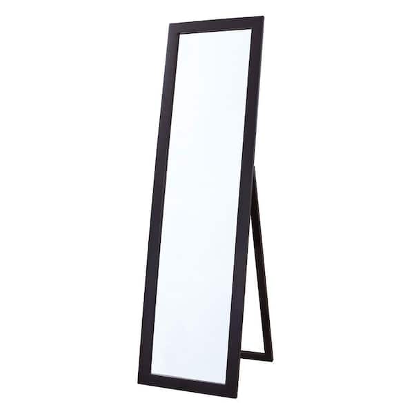 Bellaterra Home Astoria 18 in. x 64 in. Single Framed Full Length Floor Mirror in Espresso