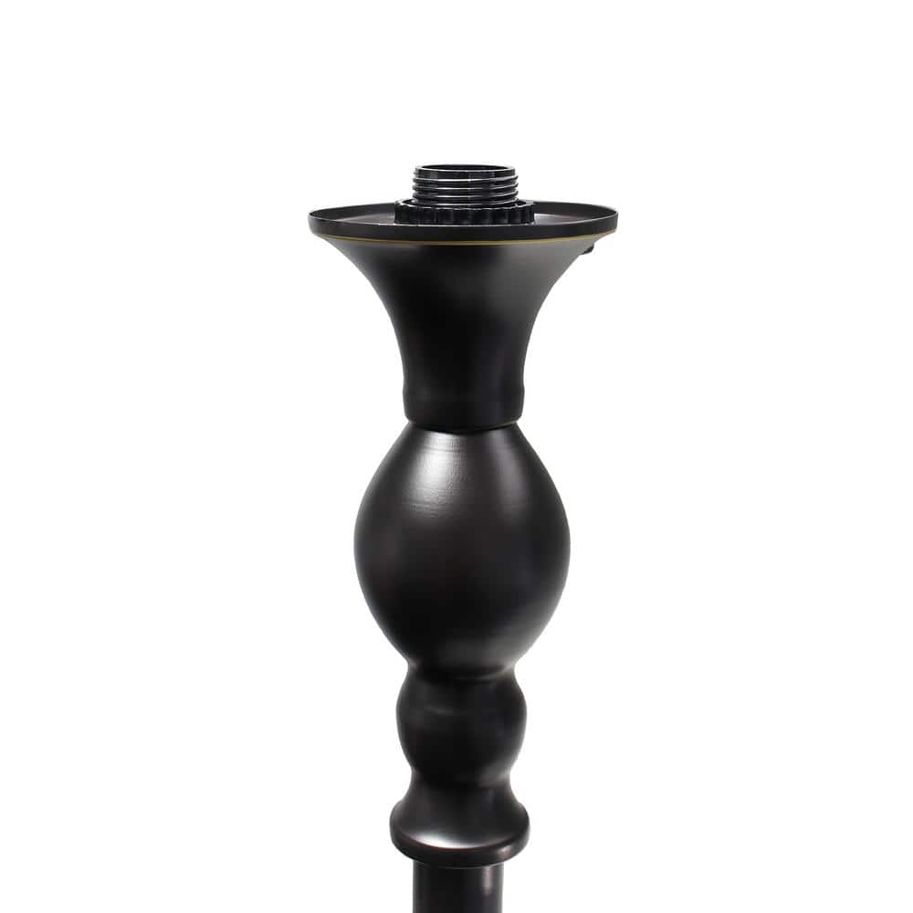 Restoration Bronze Adjustable Torchiere Floor Lamp with Marbleized Glass Shade
