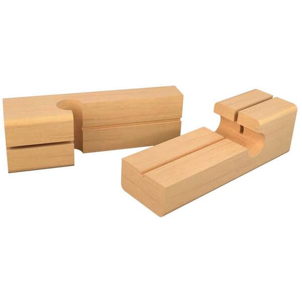 Bon Tool 2-3/4 in. x 1-1/8 in. Short Wood Line Blocks (2-Package)