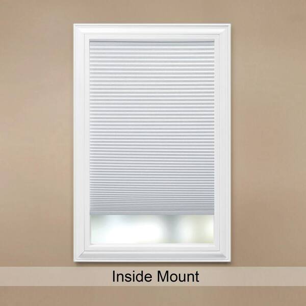 28.5x48 in White Aluminum Mini Blind Cordless Room Darkening Privacy Shade Wand 