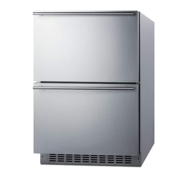 Summit SPRF34D 24 Wide 2-Drawer Refrigerator-Freezer