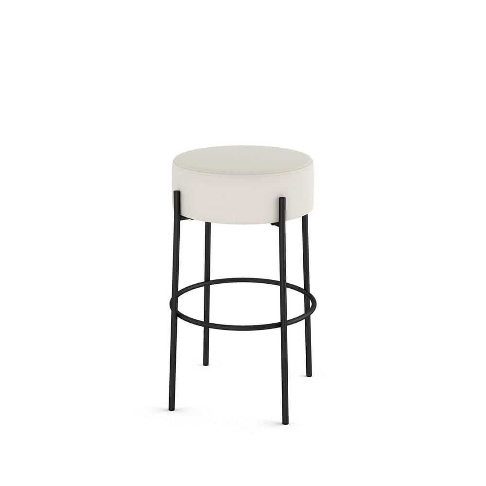 Off white deals leather bar stools