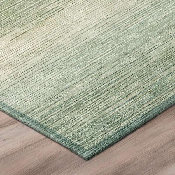 Chantille Machine Washable Indoor/Outdoor Abstract ACN2891 Aloe 9 ft. x 12 ft. Area Rug
