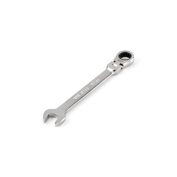 TEKTON 15 mm Flex Head 12-Point Ratcheting Combination Wrench WRC26415 ...