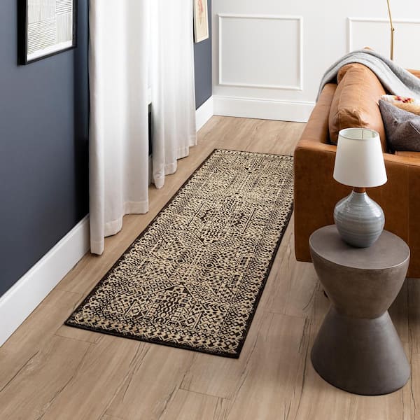 Tiften Grey 2 ft. 6 in. x 10 ft. Runner Rug