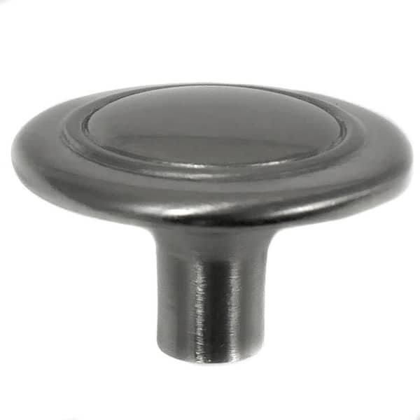 Laurey Richmond 1-1/4 in. Satin Pewter Round Cabinet Knob