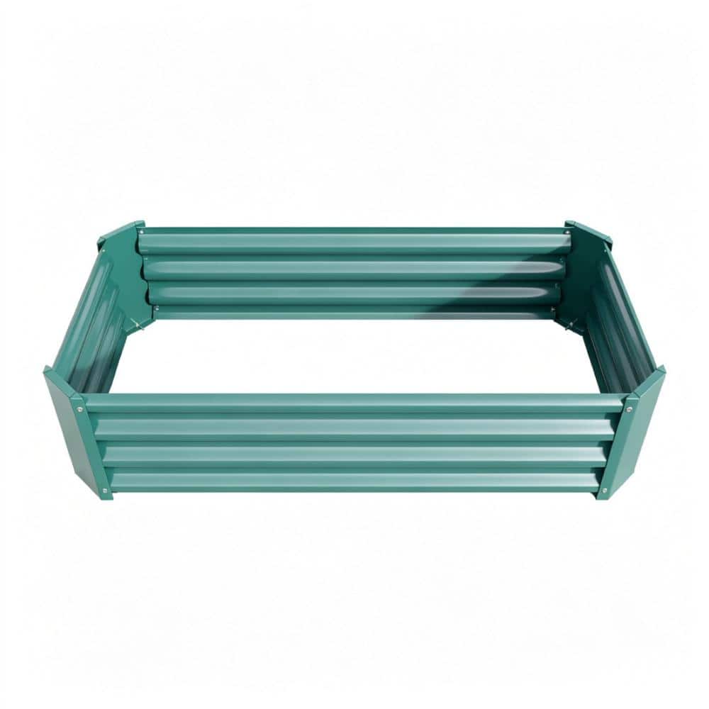 2-Pack 4×2×1 Ft Metal Raised Garden Beds, Rectangle Planter Beds for Vegetables, Herbs, Flowers price history on PriceWatchPro