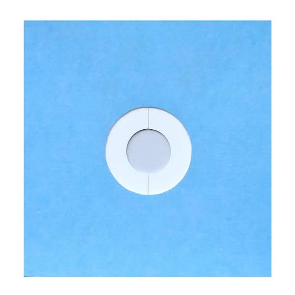 ALINO 48 in. x 48 in. Shower Tray for Center Square Drain Bonded with Waterproof Membrane for Tiled Shower