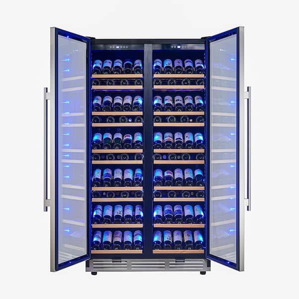 Forno Vernazza Dual Zone Wine Cellar Cooling Unit in Stainless