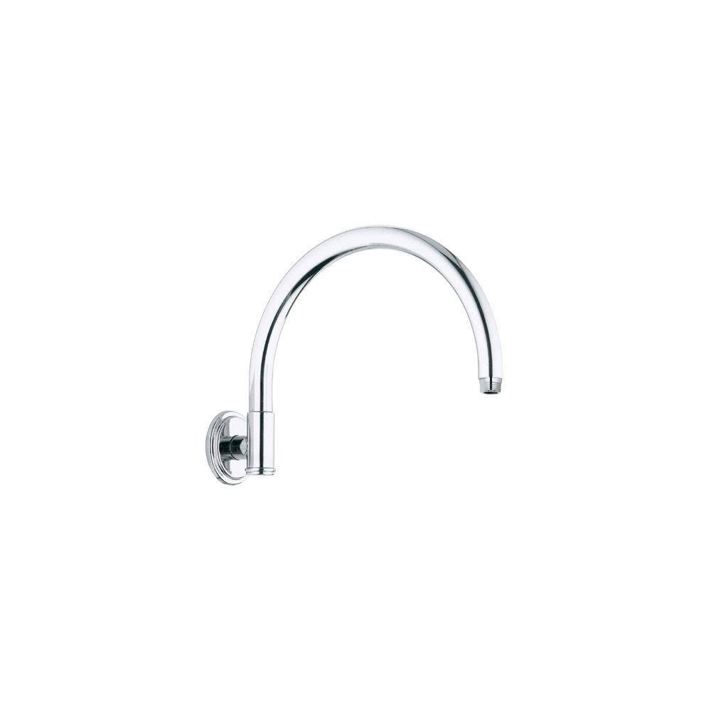 GROHE Rainshower 10 in. Retro Shower Arm in StarLight Chrome-28383000 ...