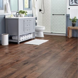 Timber Wolf Hickory 0.28 in. T x 7.5 in. W Waterproof Engineered Hardwood Flooring (22.5 sq. ft./case)