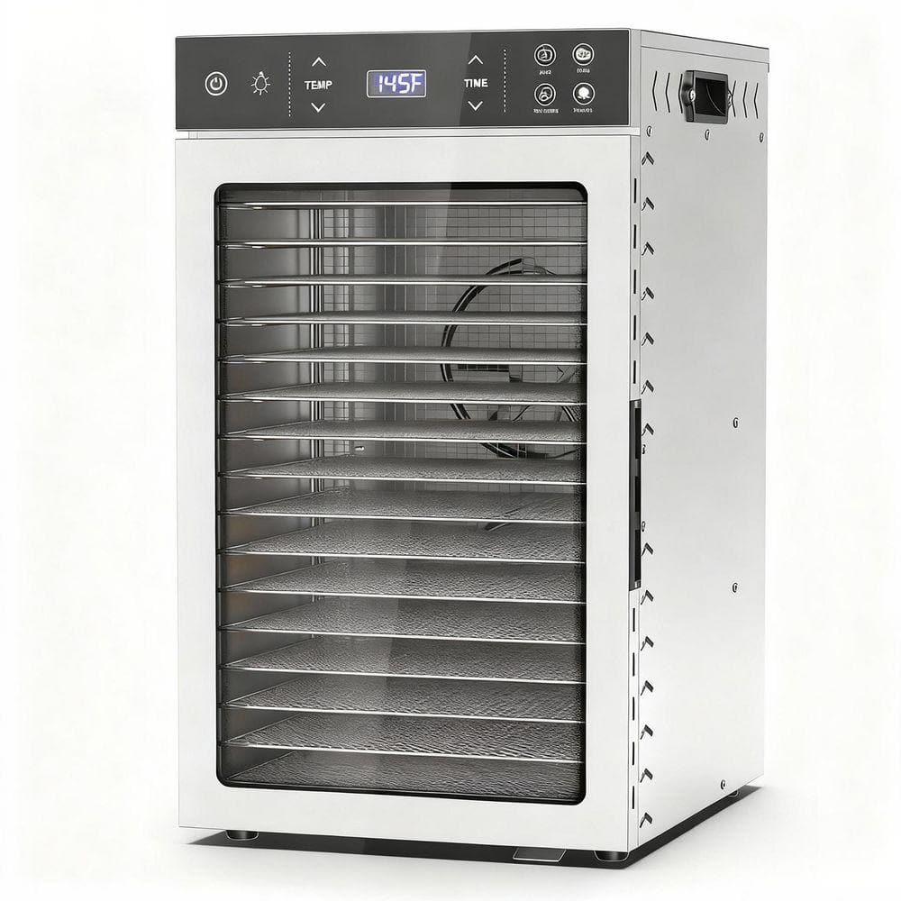 SEEUTEK 16 Trays Stainless Steel Food Dehydrator-Premium Electric
