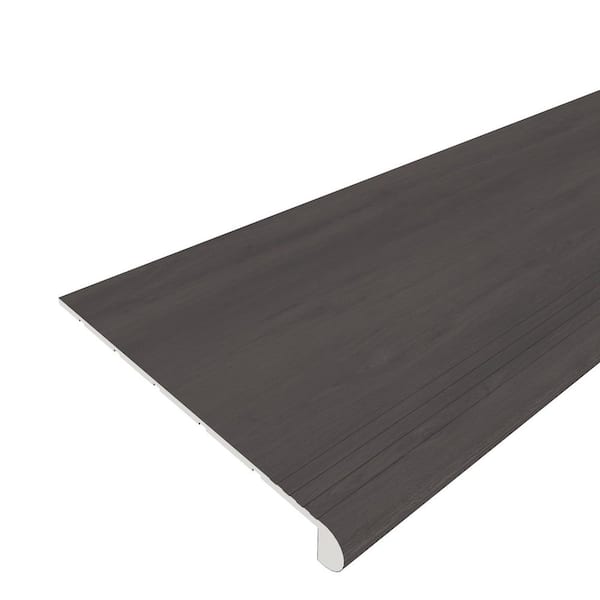 Everlux Premium Flooring Kylie Rich Brown 1 in. T x 11.81 in. W x 48.42 in L Stair Tread