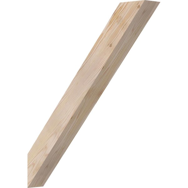 Ekena Millwork 3 1/2"W x 24"D x 28"H Traditional Smooth Knee Brace, Douglas Fir