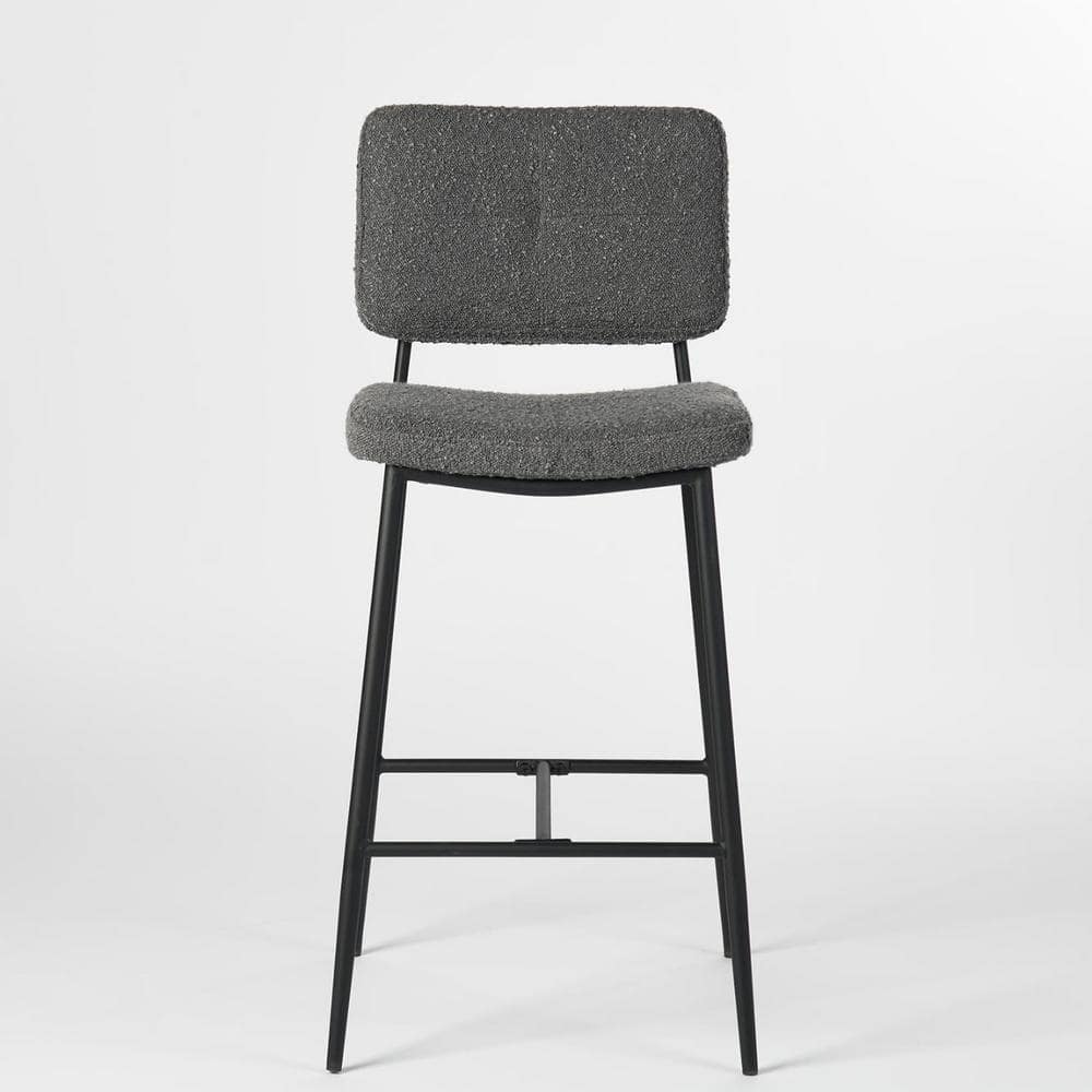 27 in. Green and Black Low Back Metal Counter Height Bar Chair with MDF Seat Set of 2 price history on PriceWatchPro