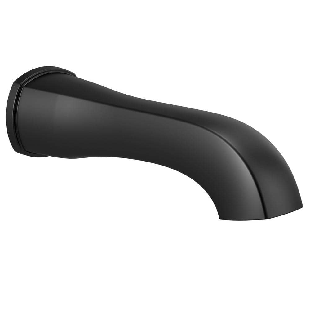Delta Stryke NonDiverter Tub Spout in Matte Black RP93377BL The Home
