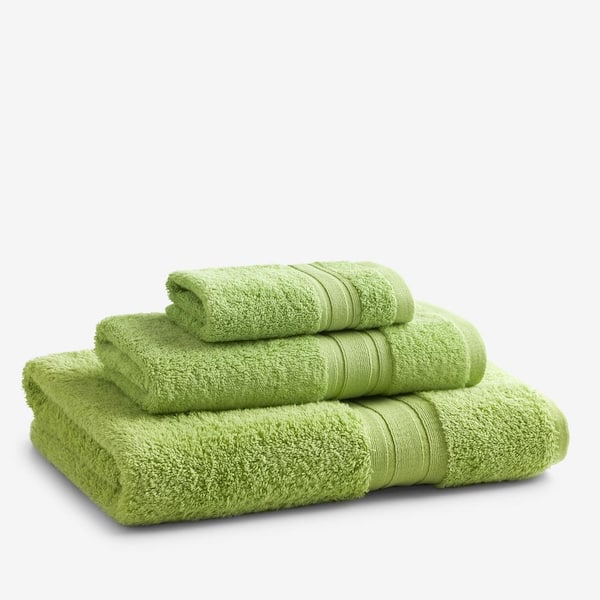 The Company Store Company Cotton Field Green Solid Turkish Cotton Bath Sheet