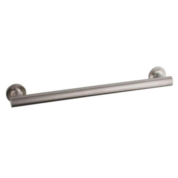 KOHLER Purist 18 in. Concealed Screw Grab Bar in Brushed Stainless