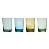 Storied Home 20 oz. Clear Tinted Bubble Drinking Glass