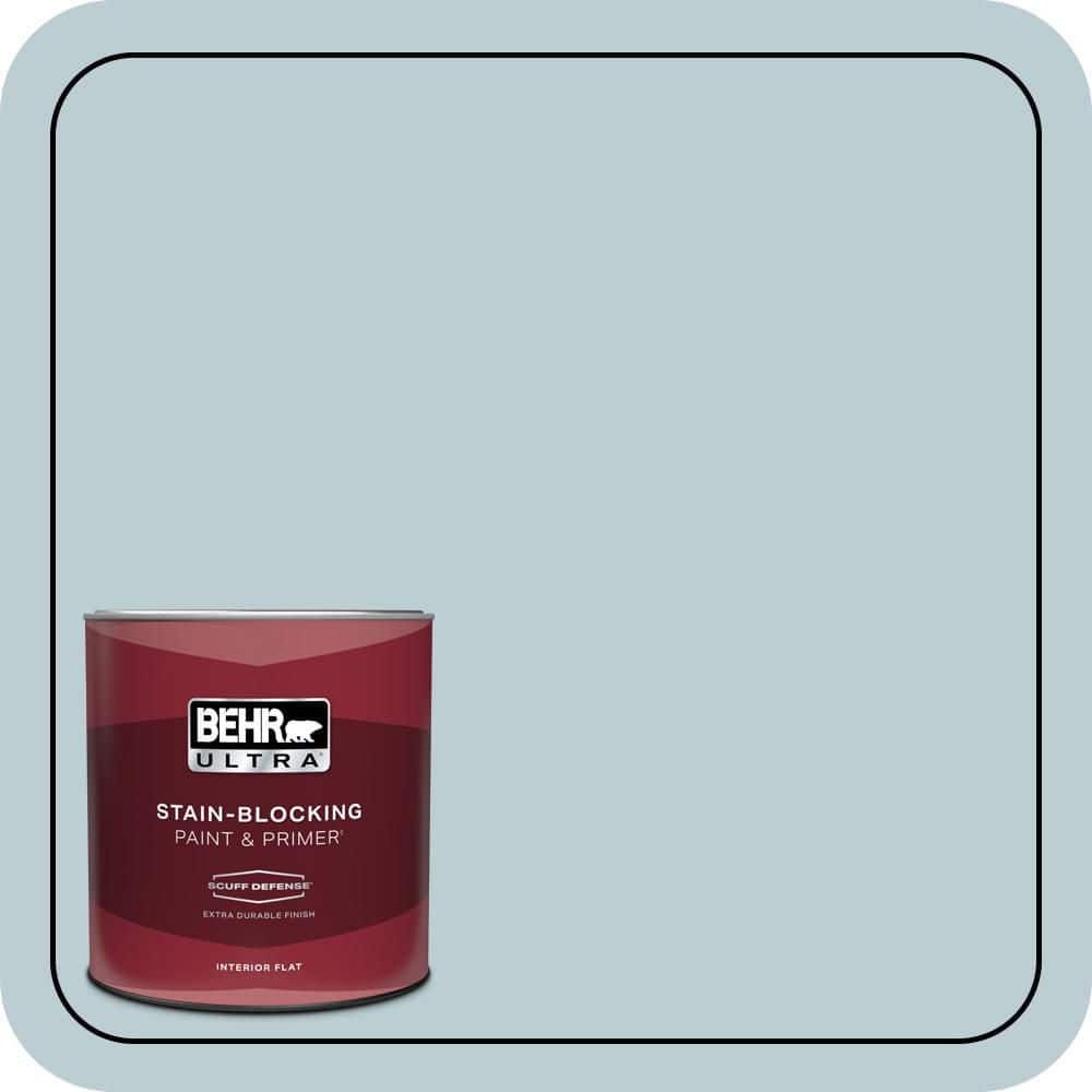 1 qt. #540E-2 Cloudy Day Extra Durable Flat Interior Paint & Primer price history on PriceWatchPro