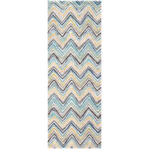 Demeter Blue 3 ft. x 7 ft. Indoor Area Rug