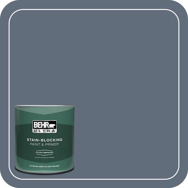 BEHR ULTRA 1 qt. #BNC-29 Dark Room Extra Durable Semi-Gloss Enamel Interior Paint & Primer
