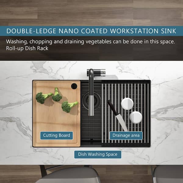 アントマン&ワスプ スチールブック dl (no discs) Siavonce Workstation 32 in. L x 19 in. W Undermount Kitchen