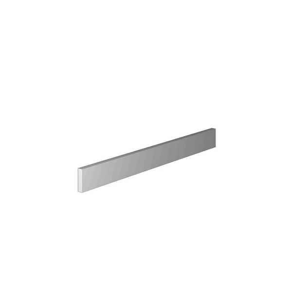 Belle Haven Recessed 3 in. W x 30 in. H x 0.75 in. D in Driftwood Filler in Assembled Wall Cabinet