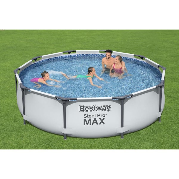 Bestway 10 ft round Bestway Swimming Pool With Sand Filter And Accessories 
