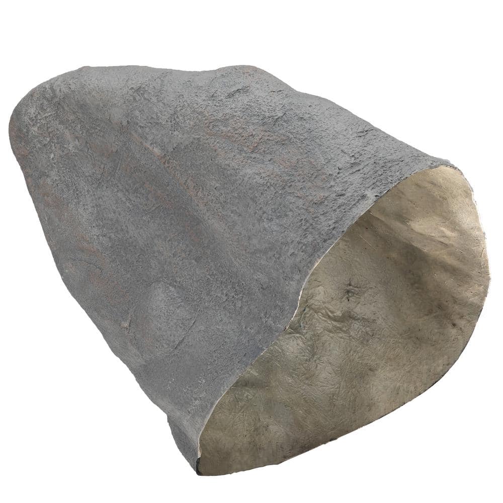 Granite Gray Monument-Shaped Faux Fiberglass Outdoor Rock