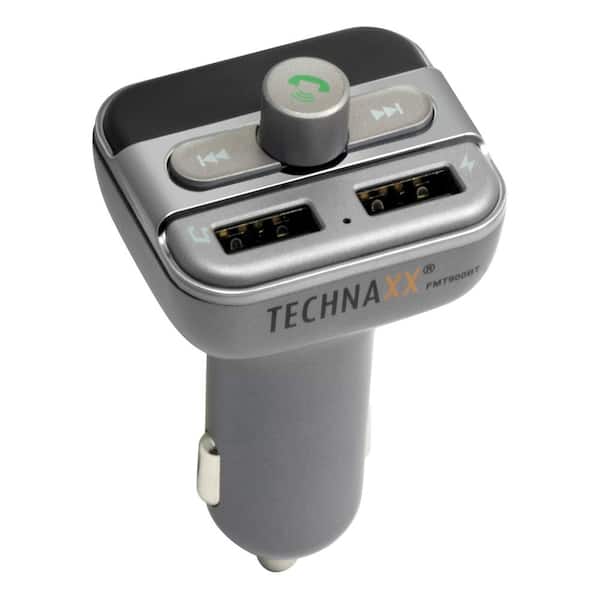 Technaxx Bluetooth FM Transmitter with MP3 Player and USB Chargin
