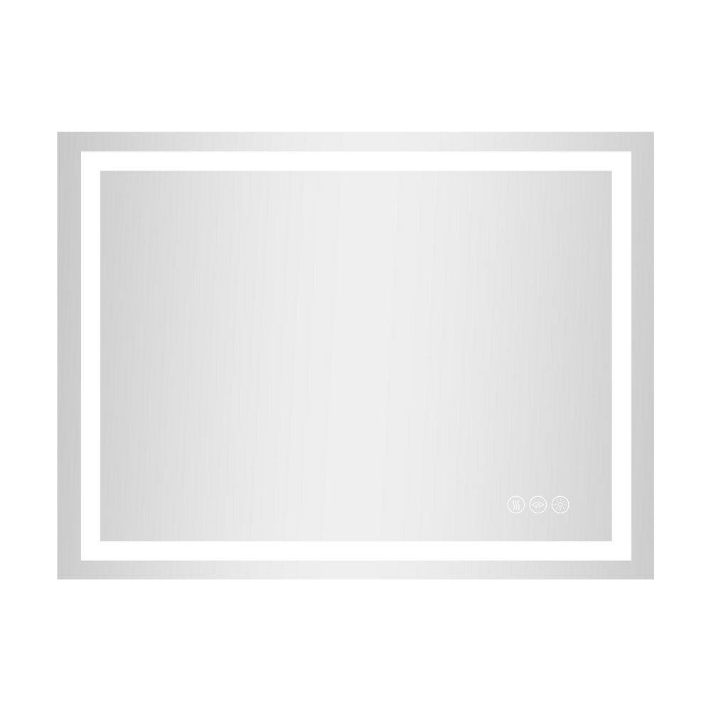 30 in. W x 40 in. H Modern Rectangular Frameless Wall Mounted Wall Mirror price history on PriceWatchPro