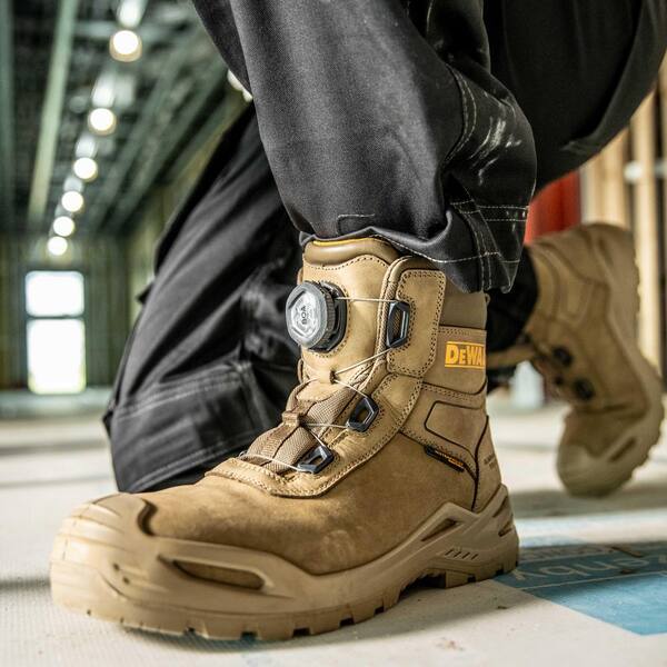 DEWALT Men's Apex BOA Composite Toe Size 9-Work Boot Sand