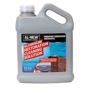 32 oz. Aluminum Restoration Cleaning Solution : Cleaner For Outdoor Restore Patio Furniture, Stainless Steel, and More