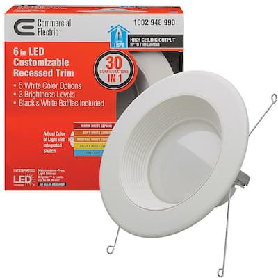 Commercial Electric Retrofit, Home Depot Retrofit Led Can Lights