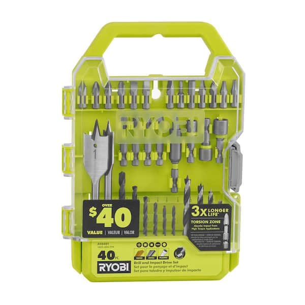 RYOBI Drill and Impact Drive Kit (40-Piece)