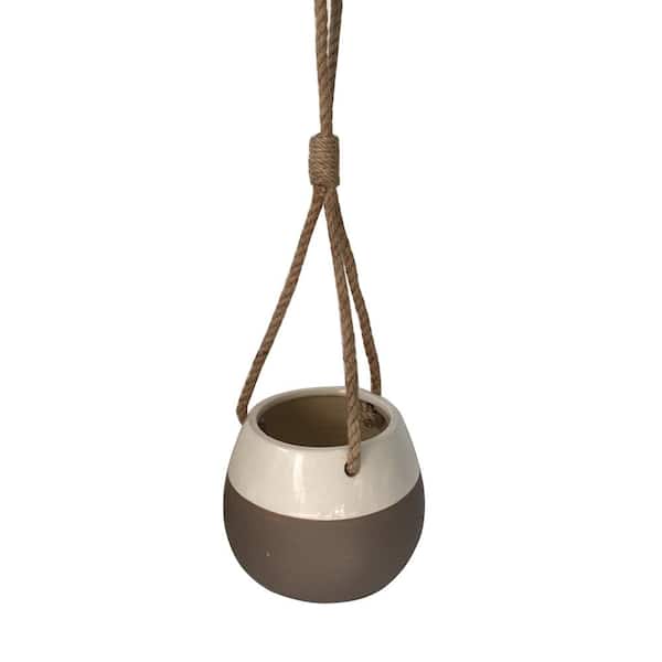Southern Patio - Havana 6 in. Ceramic Hanging Planter