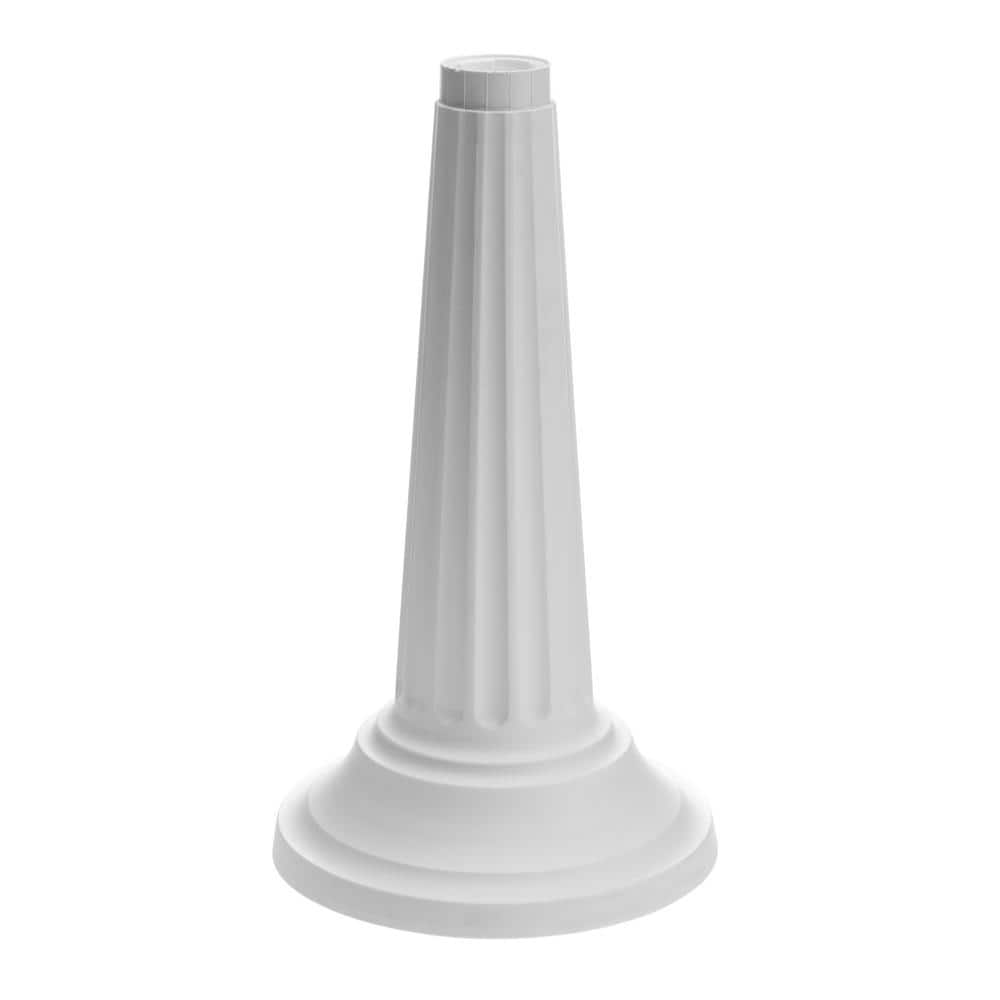 Casper White Grecian Urn Pedestal Planter, 32" Tall