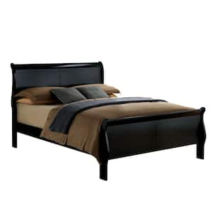 Louis Philippe III Black Twin Bed