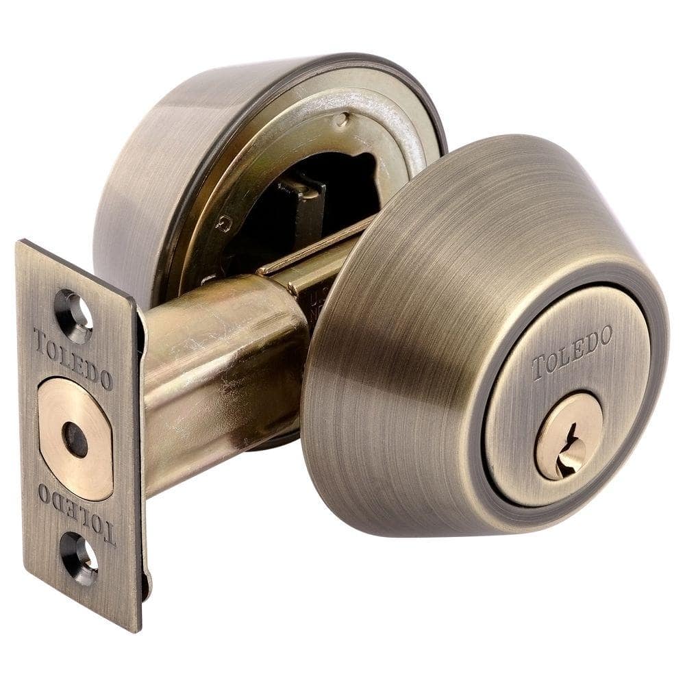 Double Cylinder Antique Brass Deadbolt price history on PriceWatchPro