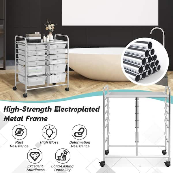 Network Collection, 4-Tier Cabinet with Removable Drawers, File