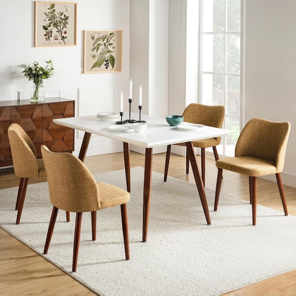 Tan dining chairs discount set of 4