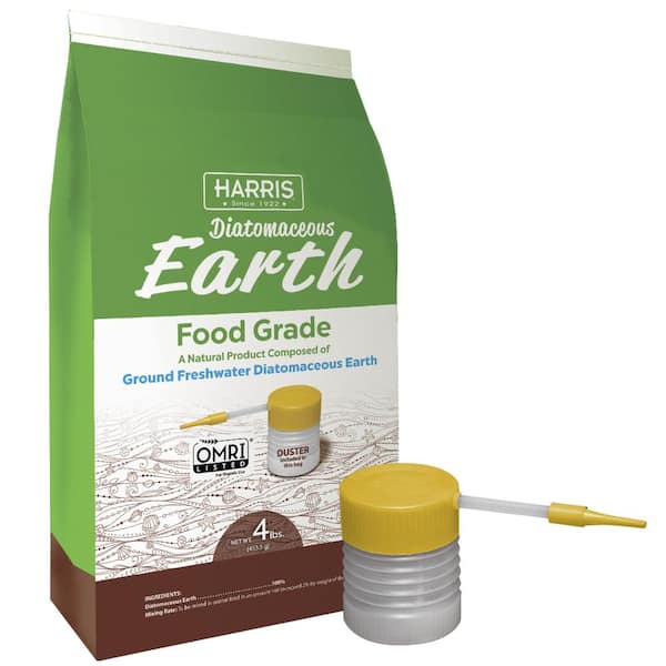 4 lbs. Diatomaceous Earth Food Grade 100% with Powder Duster Applicator