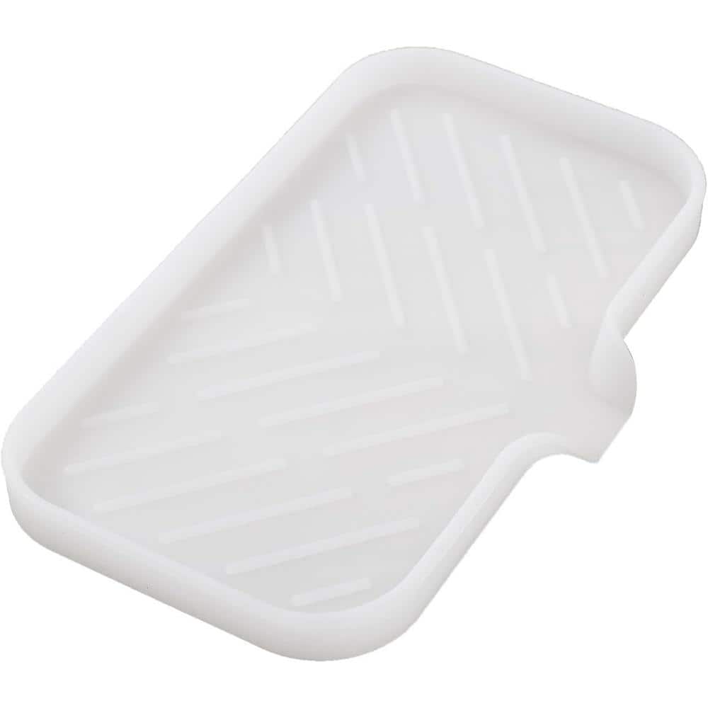 Aoibox 9.6 in. Silicone Bathroom Soap Dishes with Drain and Kitchen ...
