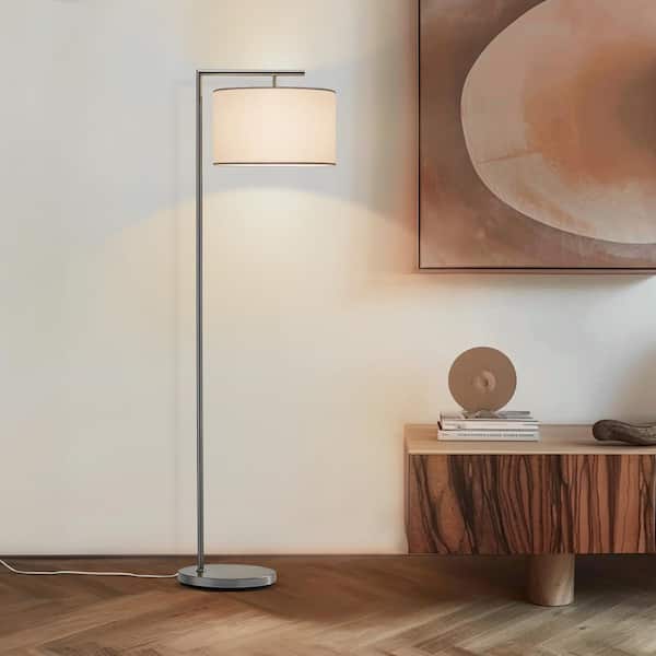 Brightech Montage Modern 60 in. Brushed Nickel Modern 1