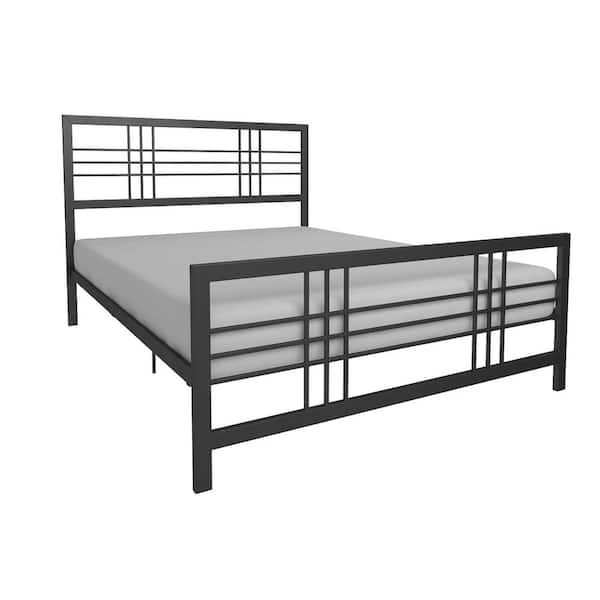 DHP Bianca Black Metal Queen Bed