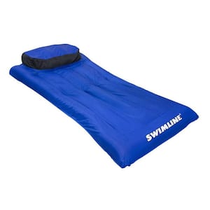 Swimming Pool Inflatable Fabric Covered Air Mattress Oversized