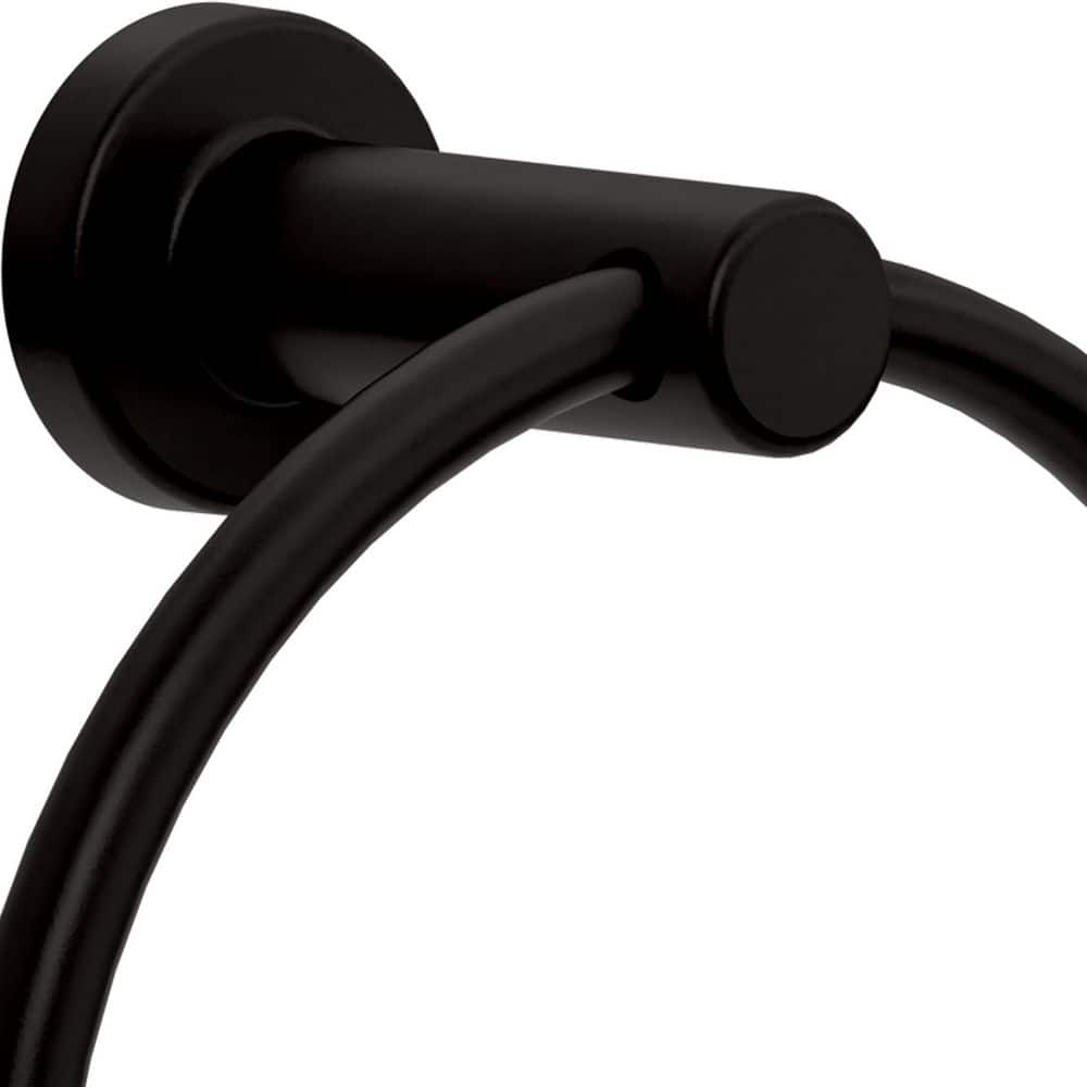 Wake Matte Black 5-Piece Metal Bathroom Hardware Set