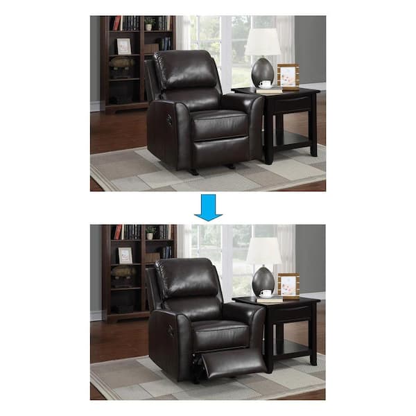 PRI Brown Leather Recliner